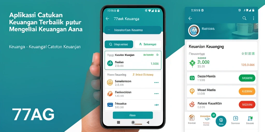 Antarmuka pengguna 77AG yang sederhana dan fungsional.