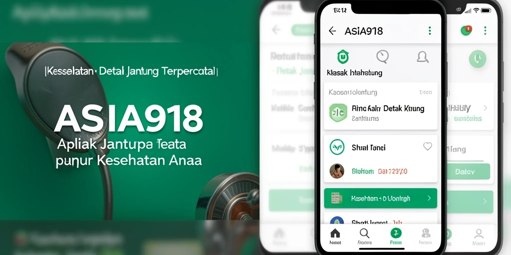 Antarmuka ASIA918 menampilkan pengukuran detak jantung yang jelas dan informatif.