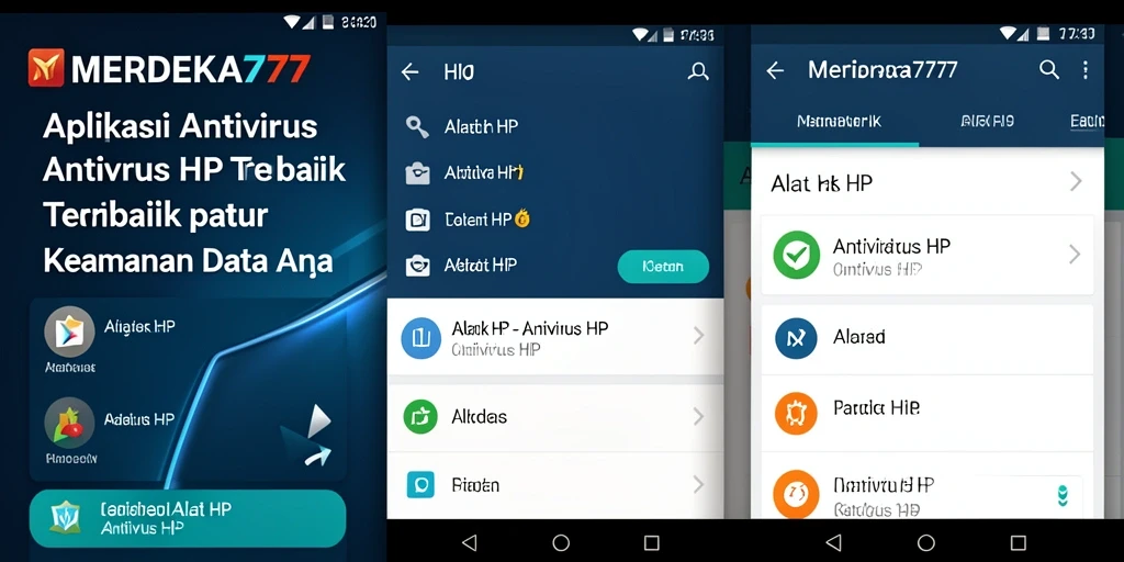 Antarmuka utama MERDEKA777 yang user-friendly dan fungsional.