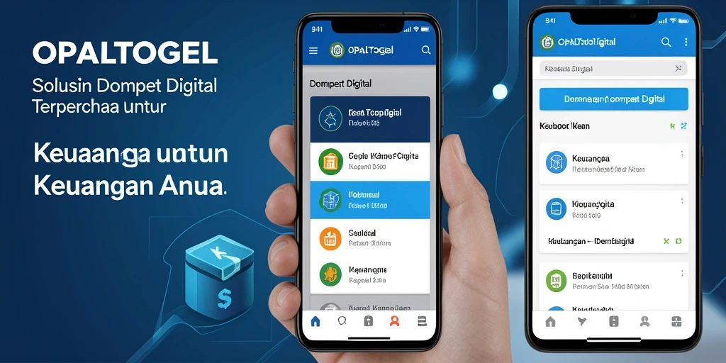 Antarmuka OPALTOGEL yang modern dan mudah digunakan.