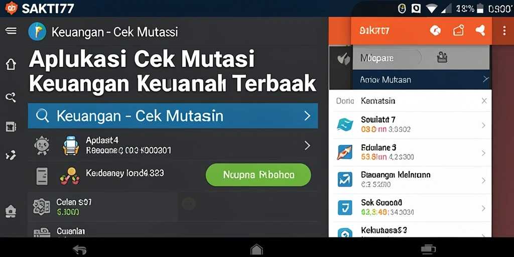 Antarmuka aplikasinya yang intuitif untuk cek mutasi keuangan.