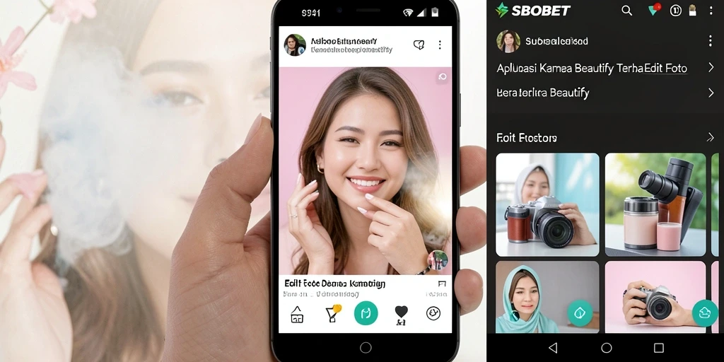 Tampilan antarmuka SBOBET yang user-friendly untuk edit foto.