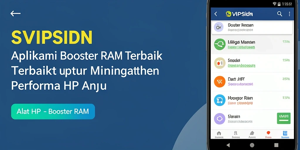 Antarmuka SVIPSIDN yang sederhana dan fungsional untuk meningkatkan kinerja RAM.